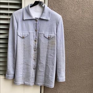 SANDY KNIT MADE IN USA PURPLE JACKET SIZE 12💜🇺🇸💟🧥